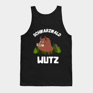 Schwarzwald Wutz lustiges Wildschwein Schwäbisch Tank Top